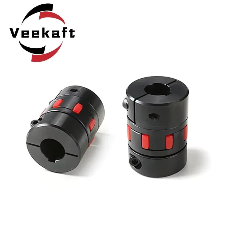 Veekaft XL1 D40L66 Flexible Kupplung in Schwarz für CNC-Motoren und Wellenkupplungen mit Tiefe: 6,6 cm und Durchmesser: 1,9 cm - Bild 2