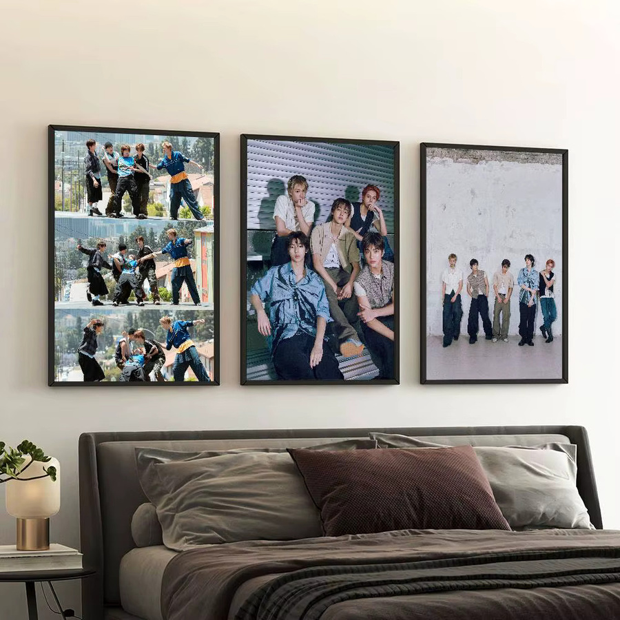 Kpop C-Cortis Poster Selbstklebender Wandaufkleber aus wasserfestem Papier, Mehrfarbig, Rechteckig - Bild 3