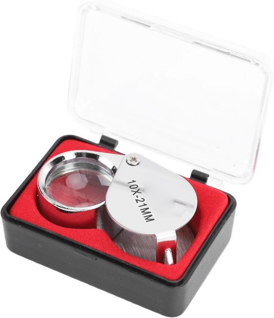 TOMTOP Juwelierlupe 10x, silver - Bild 1