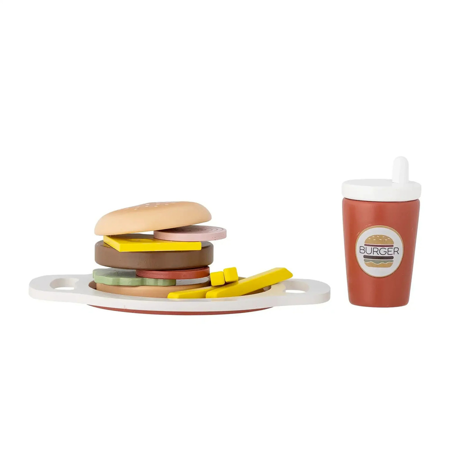 Bloomingville Mini Jools Burger Spielset Holz braun - Bild 1