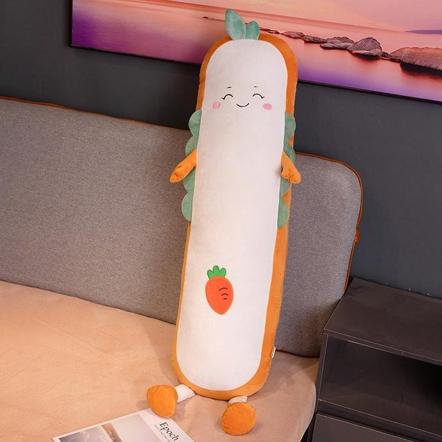 Yiran toy Plüschtier Kissen, Karotte Avocado Pfirsich, 80-150cm - Bild 1
