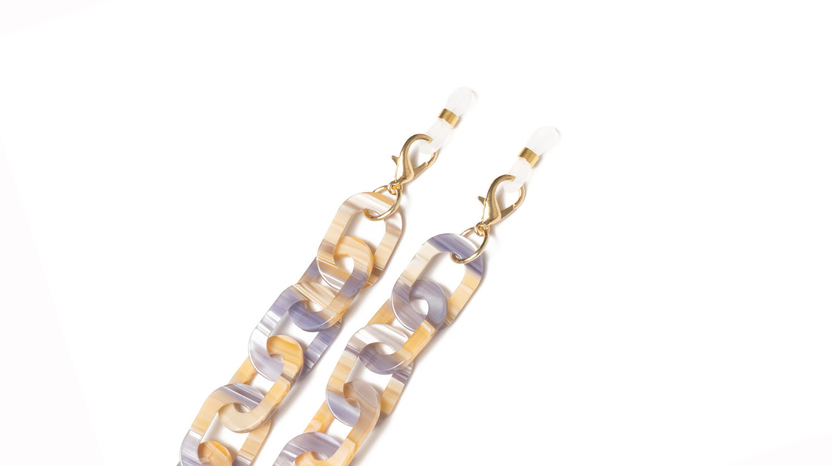 Chades Brillenkette, Acetat, pink, Unisex - Bild 1