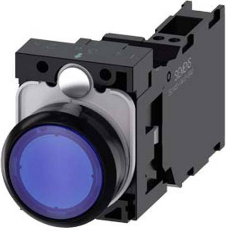 Siemens Drucktaster 3SU1106-0AB50-3FA0 in Blau aus Kunststoff - Bild 1