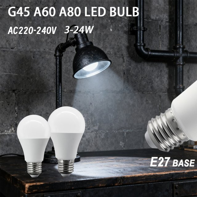 24er Set Gatetop LED-Energiesparlampen E27 mit 24W, Weiß, 220V, CCT Farbtemperatur 3000K-6000K - Bild 1