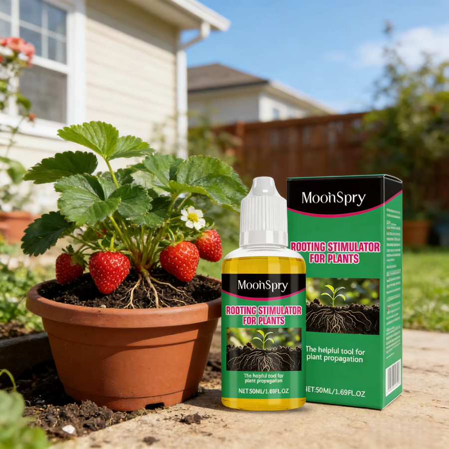 MoonSpry Organischer Wurzelstimulator für schnelles Pflanzenwachstum und Wurzelbildung bei Zimmerpflanzen und im Gartenbau - Bild 2