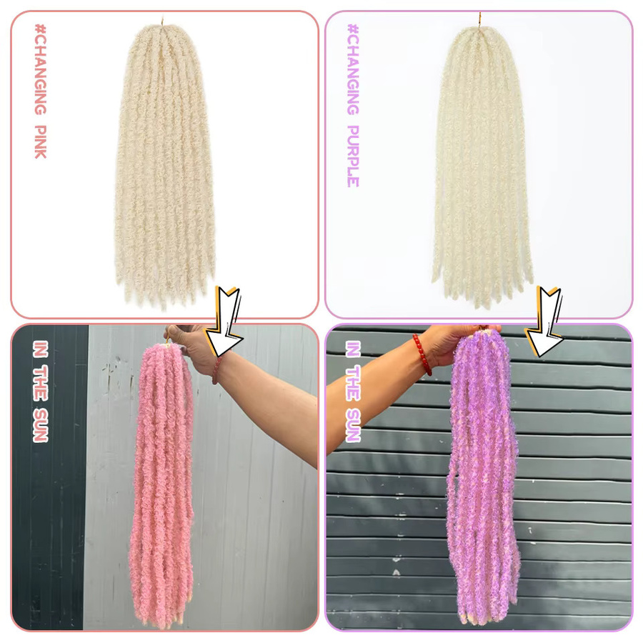 SEENICE Faux Locs Haarverlängerungen, 24 Zoll, Lockiges Haar, Damen - Bild 2