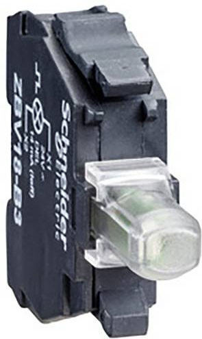 Schneider Electric ZBV18B1 Lampenfassung mit weißem LED-Modul, 24V, Ø 22 mm, Schraubanschluss - Bild 1