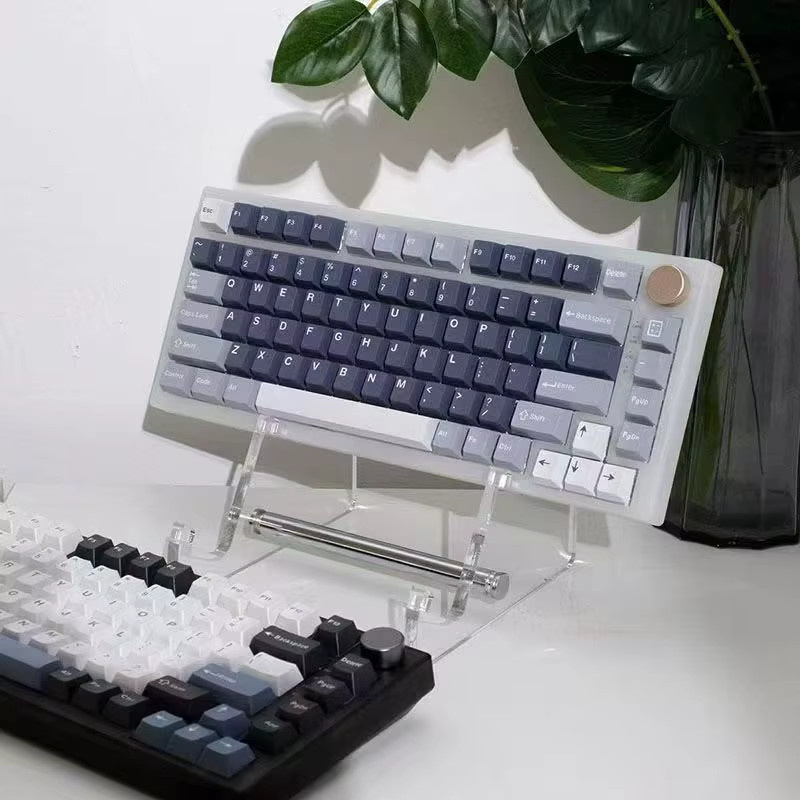 AIPHY Tastatur-Display-Ständer aus transparentem Acryl für mechanische Tastaturen und Computer, weiß - Bild 3