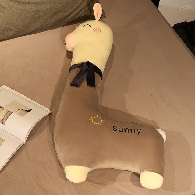 Linyi toy Alpaka Plüschtier, graues Kuscheltier, 70cm - Bild 1