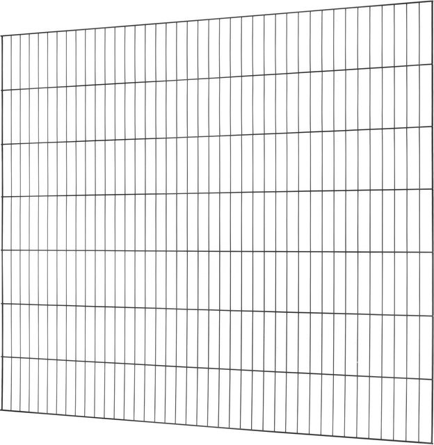 FLORAWORLD Einstabmattenzaun aus Stahl in Anthrazit, Höhe: 175 cm, Breite: 200 cm, Tiefe: 1,5 cm - Bild 1