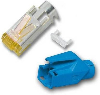 HiRose TM31 Geschirmter Stecker mit blauer Tülle, 50 Stück - Bild 1
