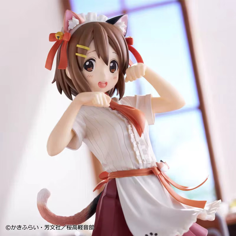 Bandai K-On!, Hirasawa Yui Nakano Azusa Neko, Mädchen-Statue, 20cm - Bild 2