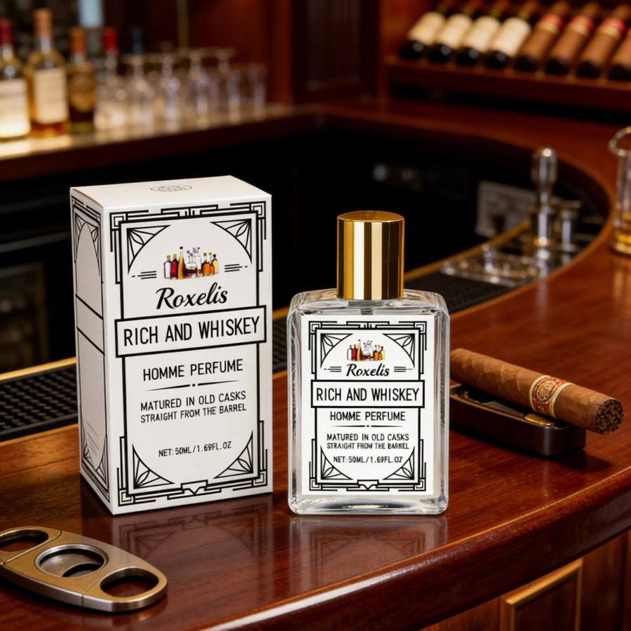 Roxelis Whiskey-Duft Duftspray, 50 ml, Herren - Bild 5