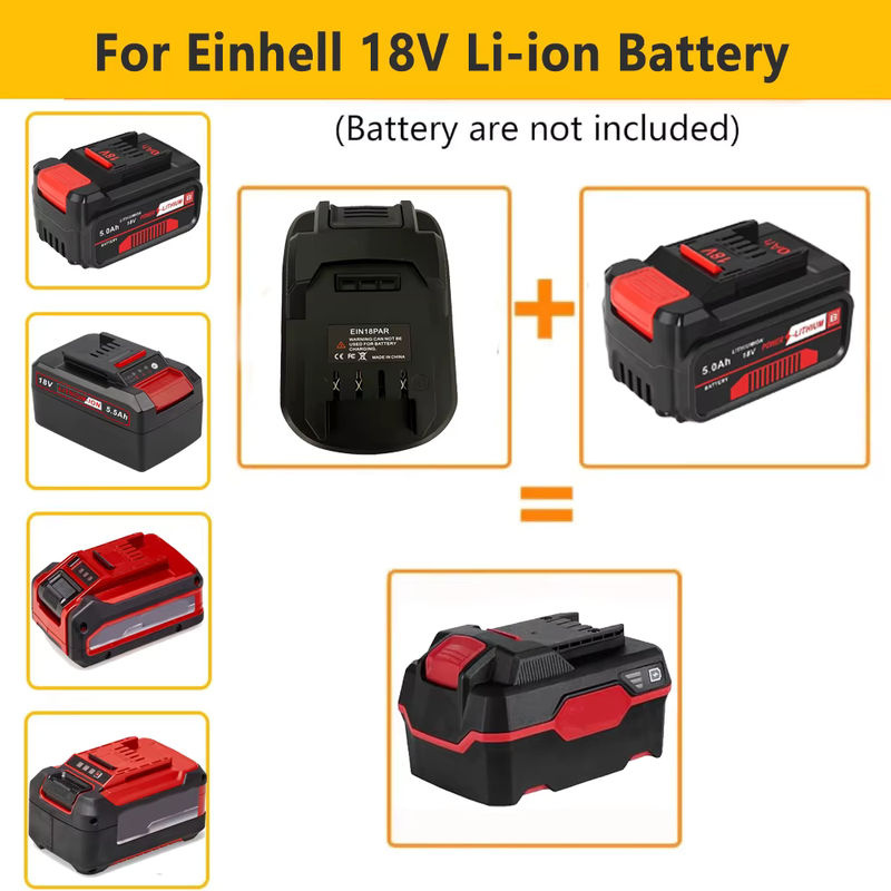 Einhell Batterieadapter EIN18PAR für 18V Li-Ionen-Akkus in Schwarz - Bild 5