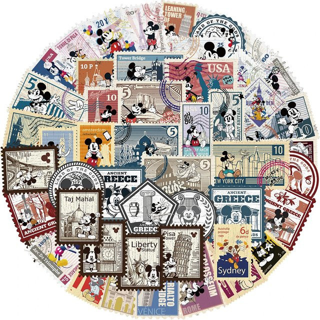 Disney Mickey Mouse Aufkleber, Bunt, 10-teiliges Set - Bild 1