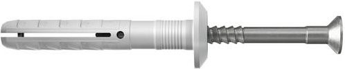 Fischer Nageldübel A2 aus Edelstahl und Nylon, Durchmesser: 6 mm, Länge: 40 mm, 50 Stück - Bild 1