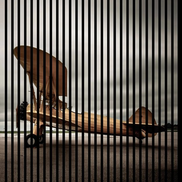 FN Acustico Akustikplatte Flieger 4 aus MDF und PET in Braun und Multicolour, B/H/T: 113,3 x 119,5 x 1,9 cm - Bild 1