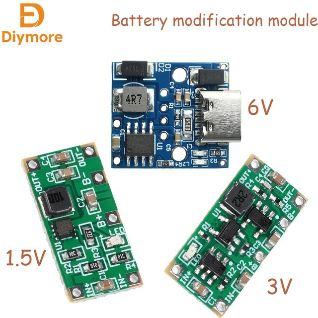 diymore AA/AAA Lithium-Modifikations-Batterie Set für Spielzeug und Fernbedienungen, 3 V–4,2 V - Bild 1