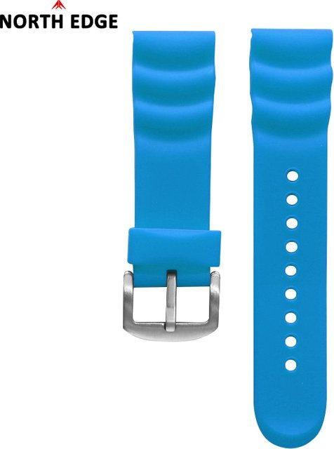 NORTH EDGE Uhrenarmband, Kautschuk, Edelstahl, Unisex - Bild 1