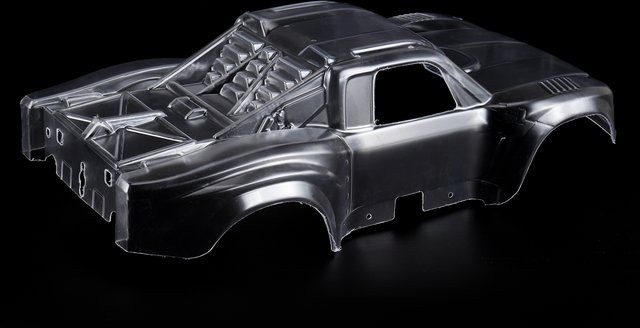 Arrma Pickup-Karosseriesatz, 1:14 Maßstab, Transparent, mit Aufkleber - Bild 1