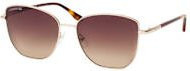 Lacoste L 276S Sonnenbrille Cat Eye, Metall, Gold, Braun, Damen - Bild 1