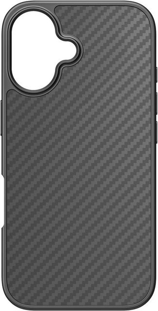 Robust Carbon Schutzhülle für Apple iPhone 16 in Schwarz - Bild 1
