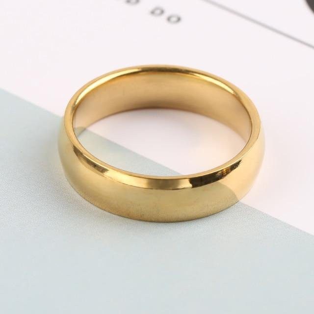 Lucky Star Jewelry Ringe Edelstahl, Gold, Unisex - Bild 1