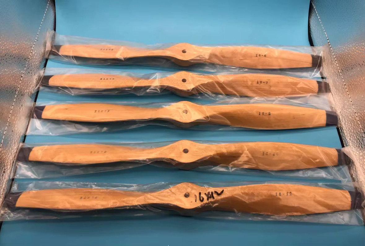 RCMOY RC Flugzeug Holz Propeller, CW/CCW Rotation, Zubehör - Bild 1