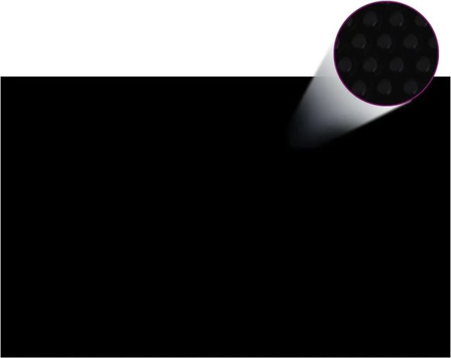 furnicato Rechteckige Poolabdeckung aus PE in Schwarz, B x T: 800 x 500 cm - Bild 1