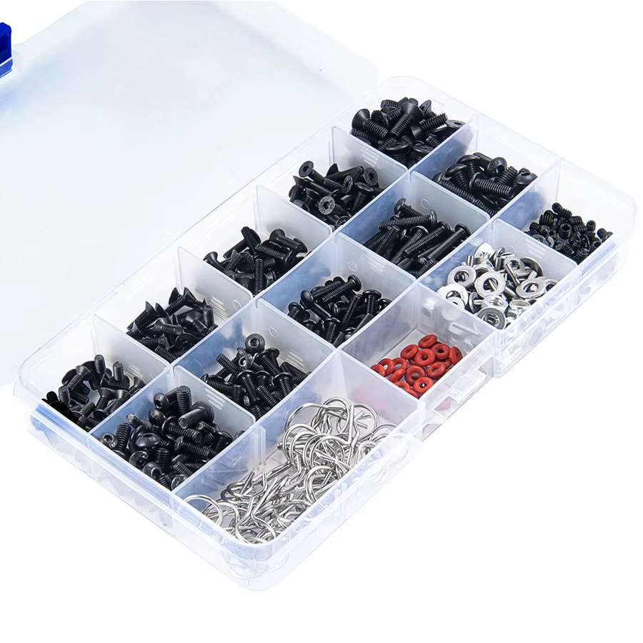 AXSPEED RC Auto Reparatur Werkzeuge Schrauben Box Set, Metall - Bild 2