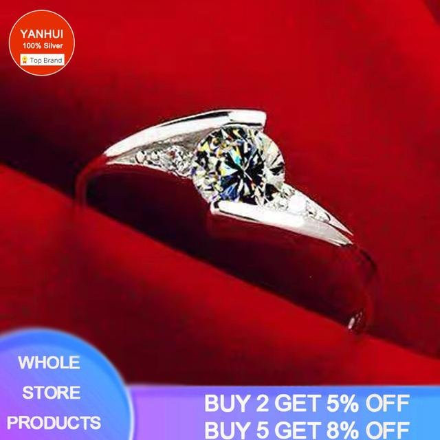 Ehering 925 Silber, Zirkonia, Diamant, Damen - Bild 1