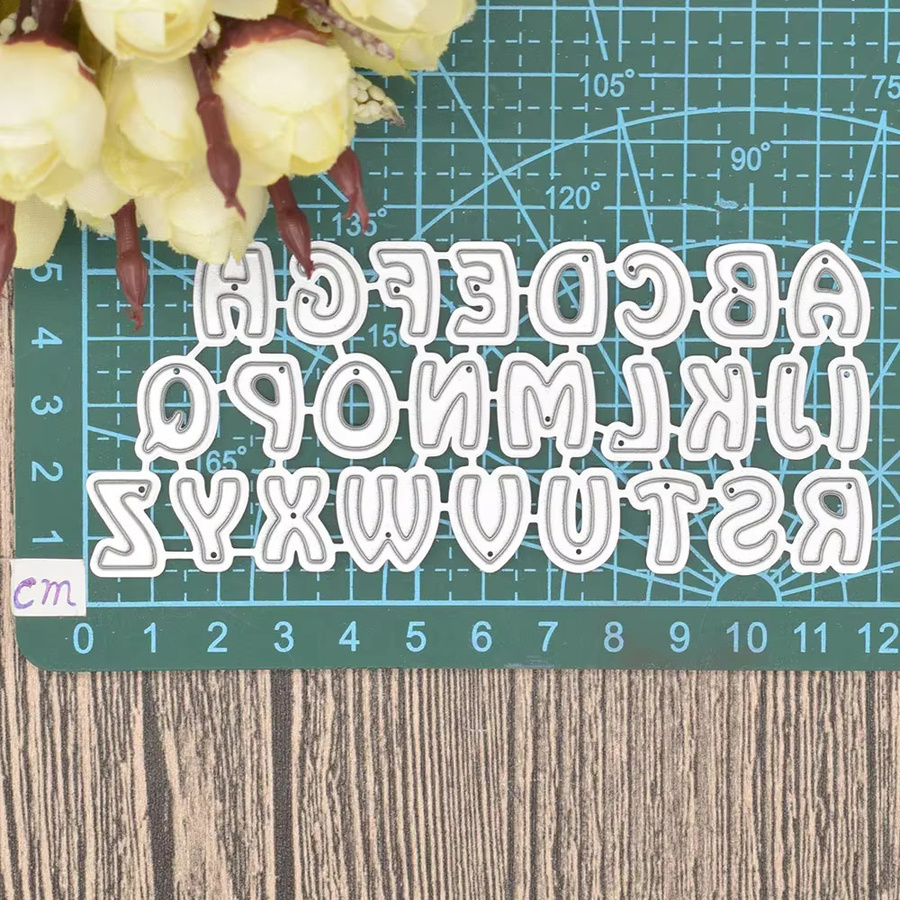 Metall Stanzformen Alphabet A bis Z für Scrapbooking und Papierhandwerk zur Kunstprägung - Bild 3