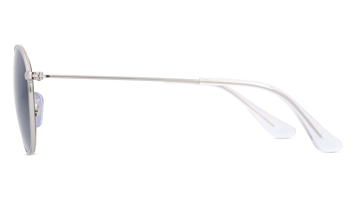 Ray-Ban RJ9572S Kinder-Sonnenbrille, Vollrand, Quadratisch, Metall, Silber - Bild 1