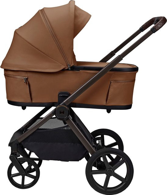 Moon Diamond Kombikinderwagen GIO FOLD in Braun mit Aluminiumgestell - Bild 1