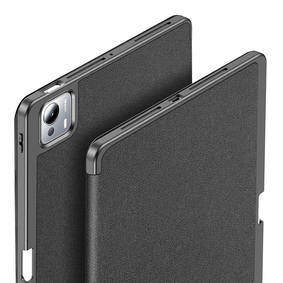 DUX DUCIS Tablet-Hülle mit dreifach faltbarem Ständer für Xiaomi Pad 6S Pro 12.4 und Pad 7 Ultra 14 Zoll mit Stylus-Stifthalter und Auto-Sleep-Wake in Blau oder Schwarz - Bild 2