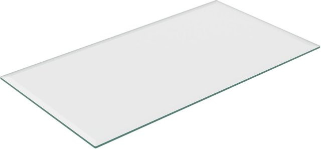 Relaxdays Glasplatte ESG Transparent Hitzebeständig B: 120 cm, T: 65 cm - Bild 1