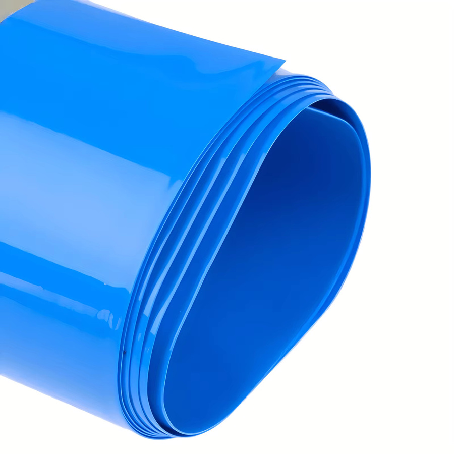Blauer PVC-Schrumpfschlauch zur Isolierung von 18650 21700 26650 Lipo-Batterien mit einer Breite von 25 mm - Bild 2