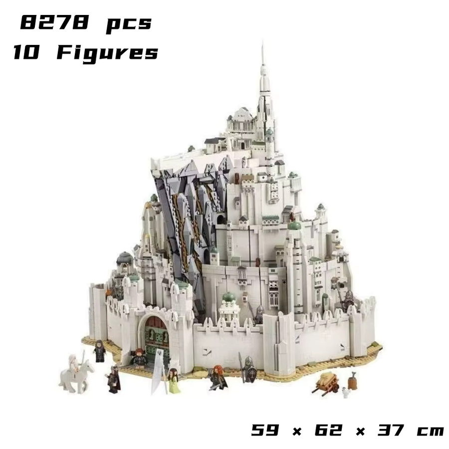 Potdemiel Minas Tirith Bausteine, Fantasy, 8278 Teile - Bild 6