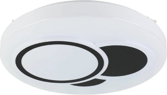 Eglo LED-Deckenleuchte Espartaco in Weiß mit Fernbedienung, Durchmesser: 38,5 cm, Höhe: 8 cm - Bild 1
