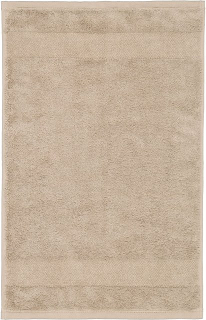 Gästetuch V&B ONE in Beige aus Baumwolle mit Walkterry-Struktur und Oeko-Tex Standard 100 - Bild 1