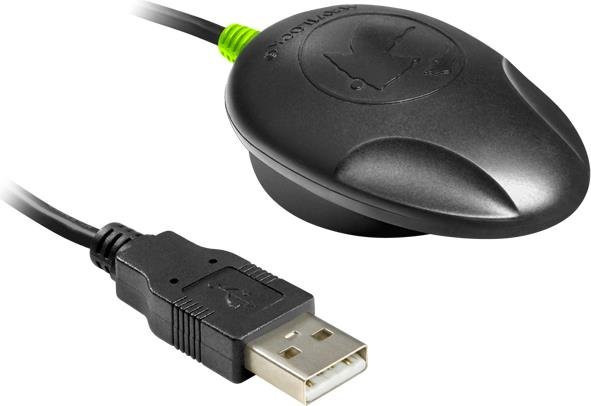 Navilock NL-82002U USB 2.0 Multi GNSS UDR Receiver in Schwarz - Bild 1