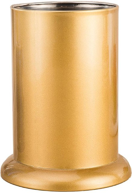 Meterk Küchenutensilienhalter aus Edelstahl als Besteck-Organizer und Essstäbchen-Eimer in Beige und Gold - Bild 1