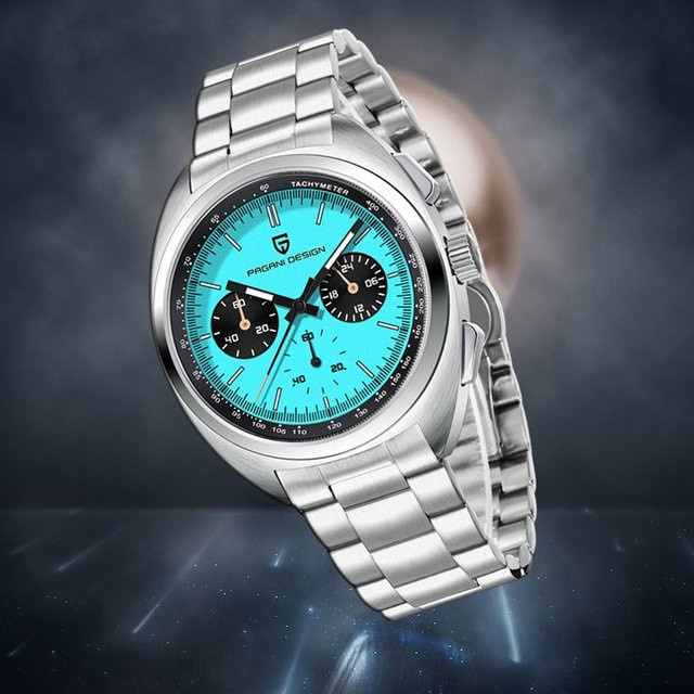 PAGANI DESIGN Chronograph, Quarz, Edelstahl, Saphirglas, Herren - Bild 1
