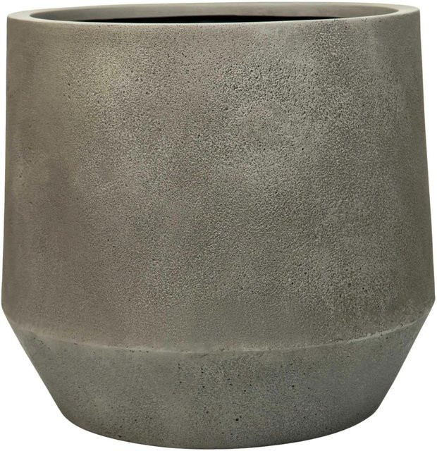 Vivanno Blumentopf Nexora aus Fiberglas in Grau, B/T/H: 54 x 54 x 48 cm - Bild 1