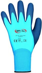 Arbeitshandschuhe Feldtmann Aqua Guard in Blau, Größe 9, mit Latexbeschichtung, PSA II, EN 388 - Bild 1