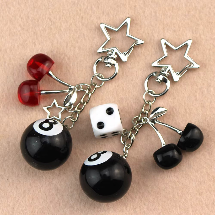 YiYuYiHua Charms, Schwarz, Silber, Unisex - Bild 4