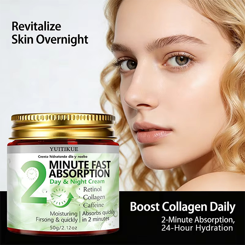 YUITIKUE Gesichtscreme mit Retinol, Kollagen & Koffein, Unisex - Bild 5