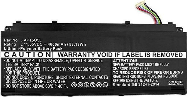 CoreParts MBXAC-BA0096 Akku für Acer Notebook in Schwarz mit 4600 mAh - Bild 1