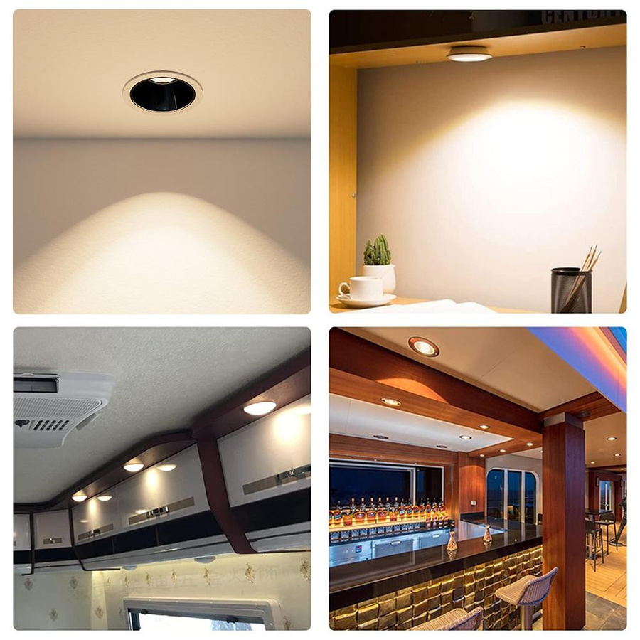 HuaJin Lighting G4 LED-Lampen 10er Pack, AC/DC 12V, 2W, SMD2835, kühle weiße Innenbeleuchtung für Einbau-Puckleuchten, Schrank und Wohnmobil - Bild 2