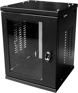 LogiLink Wandverteiler Schwarz B/T/H: 31,2 x 30 x 23,5 cm - Bild 1